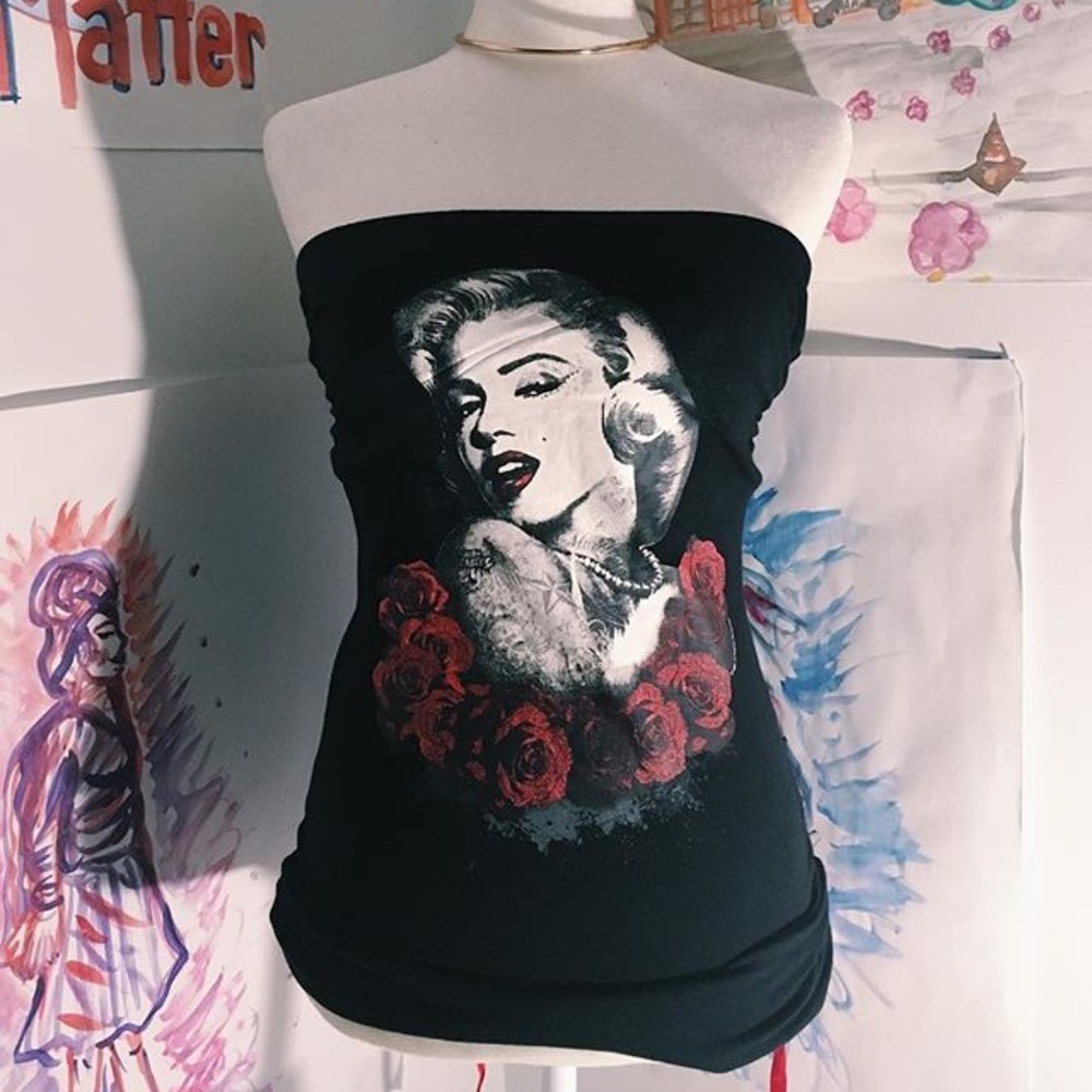 Marilyn Monroe Corset Tube Top